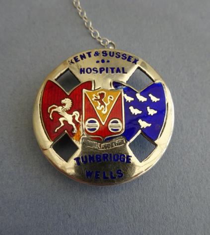 Kent & Sussex Hospital Tunbridge Wells,Silver Nurses badge