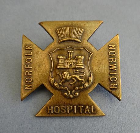 Norfolk & Norwich Hospital,Certificated Nurse Badge