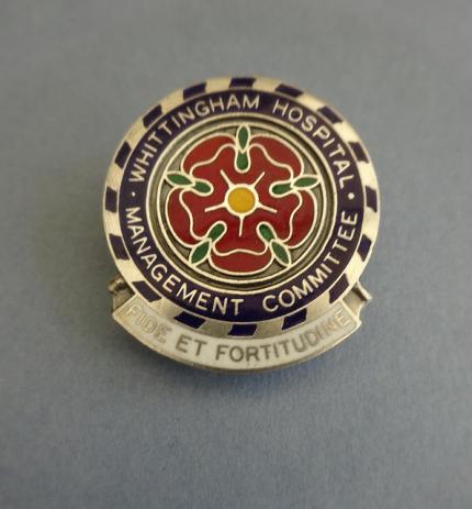 Whittingham Hospital Management Committee,silver Nurses Badge