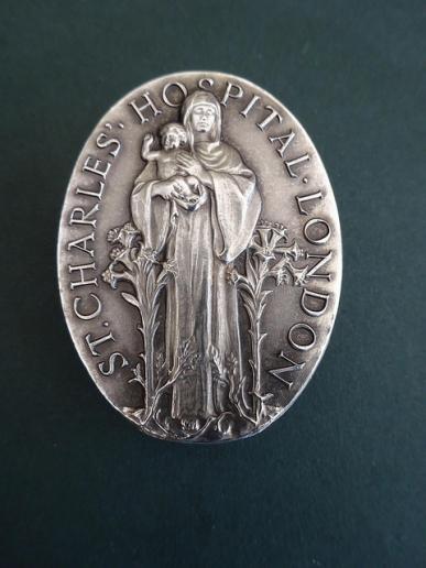 St Charles' Hospital London Silver Nurses Badge