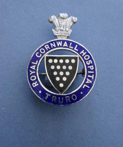 Royal Cornwall Hospital,Truro Silver Nurses badge