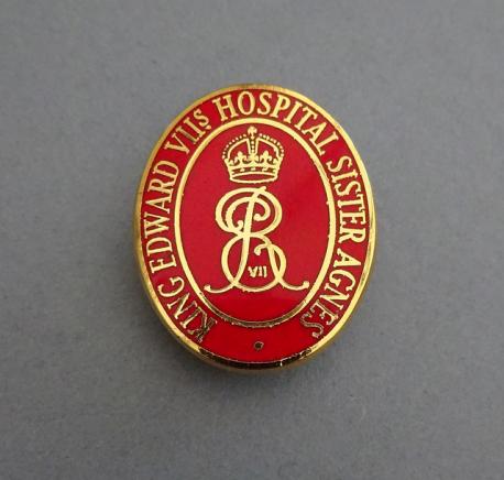 King Edward VII's Hospital Sister Agnes,Nurses Badge