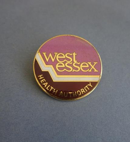 West Essex Health Authority ,Silver Nurses badge (mauve)