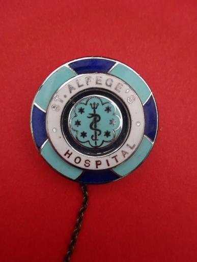 St Alfege's Hospital Greenwich,SEAN Nurses badge