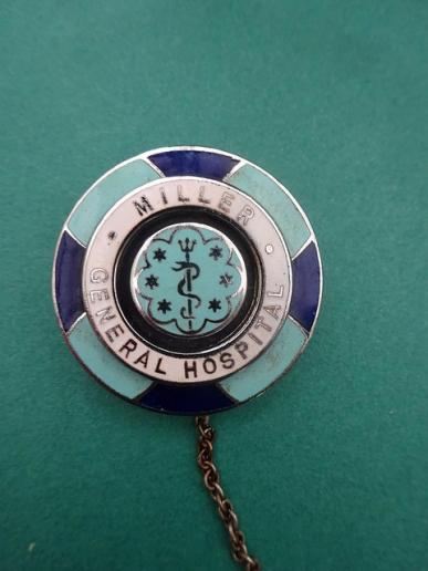 Miller General Hospital Greenwich,SEN Nurses Badge