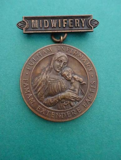 Fulham Infirmary Bronze Midwifery Medal