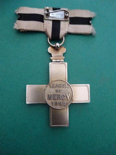 Order of the League of Mercy,Cased Silver gilt medal