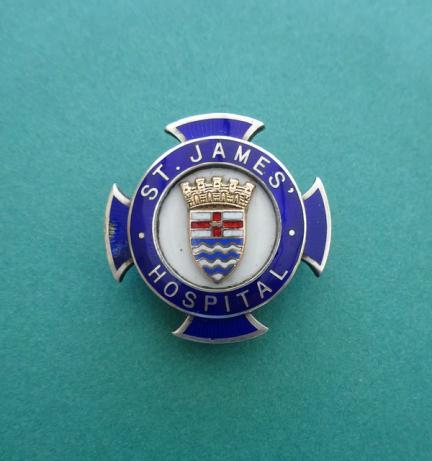 London County Council,St James' Hospital,Silver Nurses badge