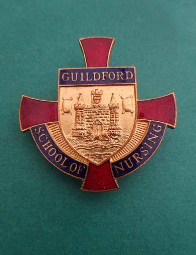 Guildford School of Nursing,Nurses badge (Red)