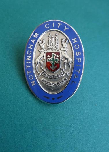 Nottingham City Hospital,Silver Nurses Badge