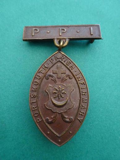 Parish of Portsmouth Infirmary,Nurses Pendant badge