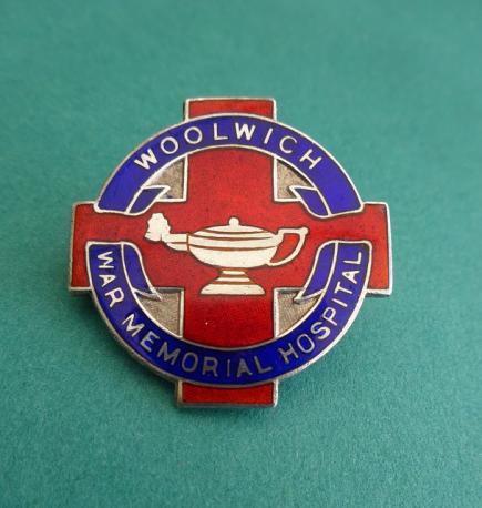 Woolwich War Memorial Hospital,Silver Nurses Badge