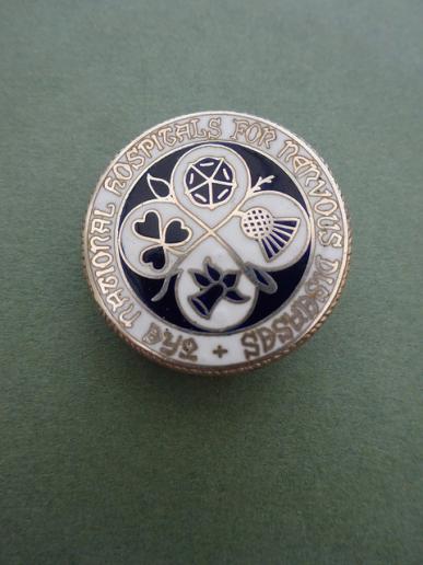 The National Hospitals for Nervous Diseases,London Silver nurses Badge