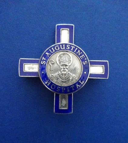 St Augustine's Hospital,Chartham Kent,Silver Nurses Badge