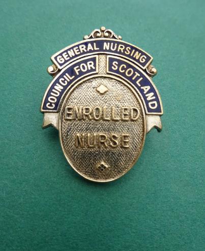General Nursing Council For Scotland,Enrolled Nurse Badge