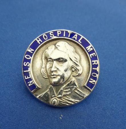 Nelson Hospital,Merton Silver Nurses Badge