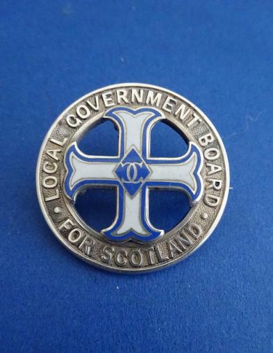 Local Government Board For Scotland,Silver Fever Nurses Badge