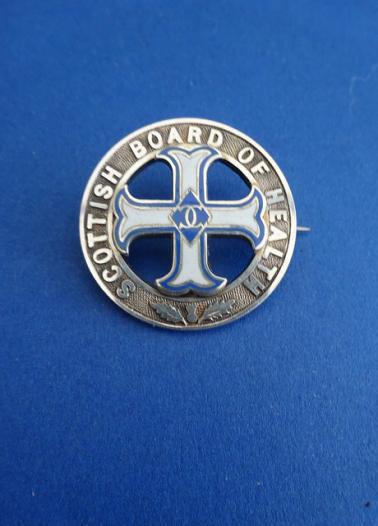 Scottish Board of Health,Silver General Nurses Badge