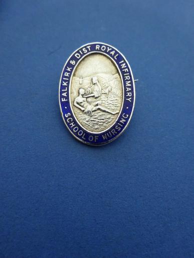 Falkirk & District Royal Infirmary School of Nursing,silver Nurses Badge