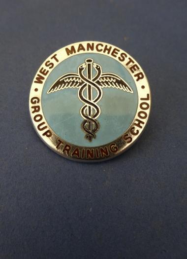 West Manchester Group Training School,Silver Nurses badge