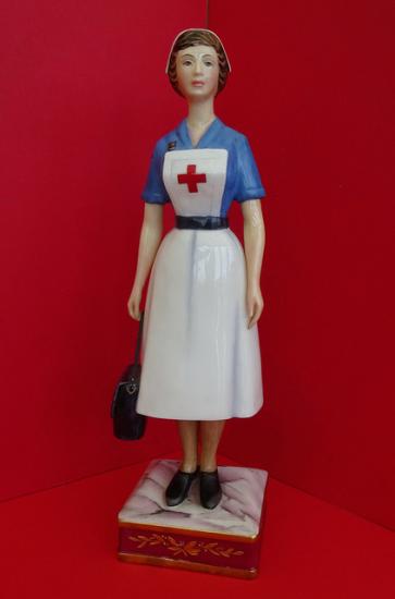 Royal Worcester Figurine,British Red Cross Society VAD Member
