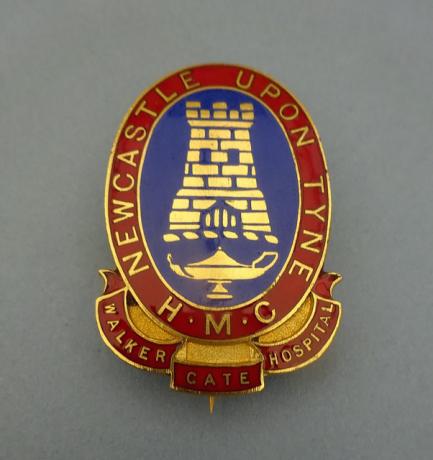 Newcastle Upon Tyne HMC Walker Gate Hospital Nurses badge