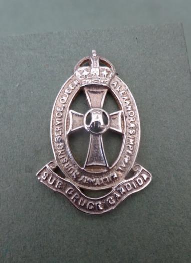 Queen Alexandra's Imperial Military Nursing Service,white metal Collar tab badge