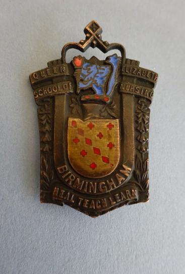 Queen Elizabeth School of Nursing Birmingham,Nurses Badge