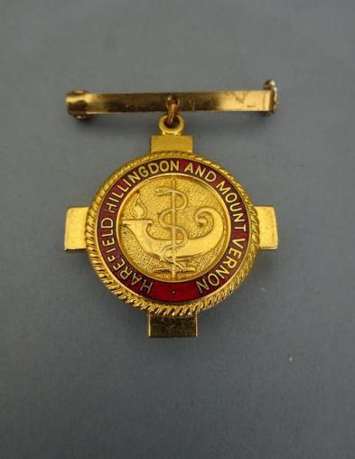 Harefield ,Hillingdon and Mount Vernon Hospitals,Nurses Badge