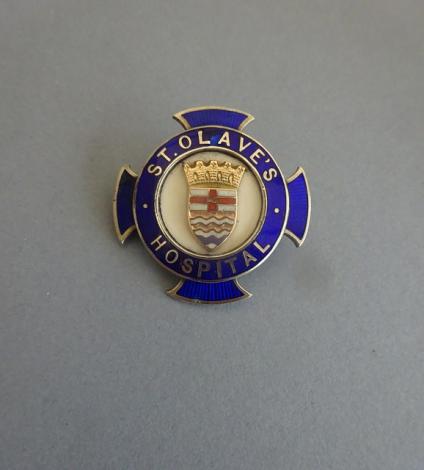 London County Council,St Olave's Hospital,Silver Nurses badge