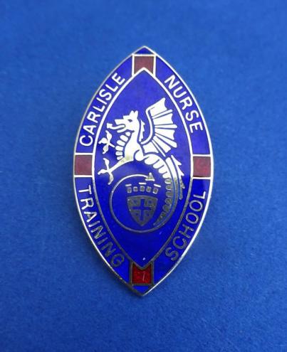 Carlisle Nurse Training School,Silver Gilt SRN Badge