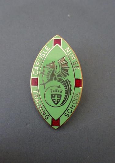 Carlisle Nurse Training School,Silver Gilt SEN Badge