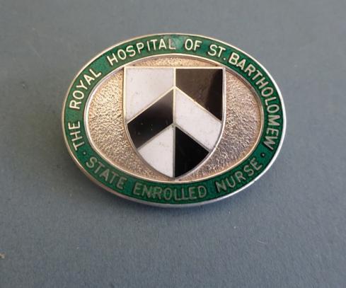 The Royal Hospital of St Bartholomew State Enrolled Nurses,Silver Badge