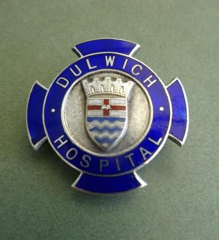 London County Council, Dulwich Hospital,Silver Nurses Badge