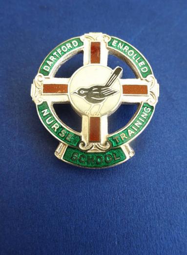 Dartford Enrolled Nurse Training School,Silver Nurses badge