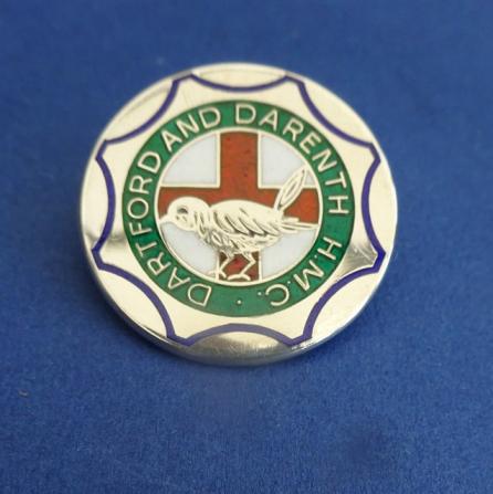 Dartford & Darenth HMC ,silver nurses badge