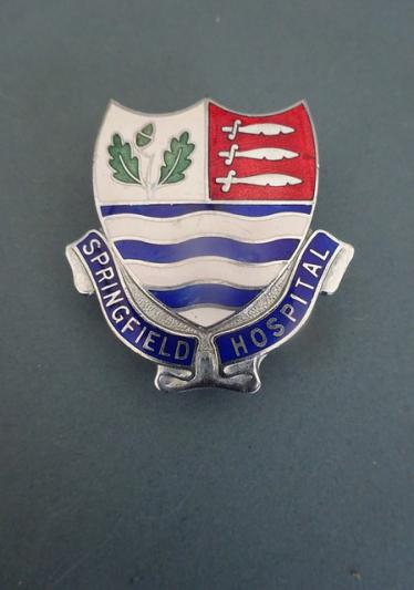 Springfield Hospital,Wandsworth,Mental Nurses Badge