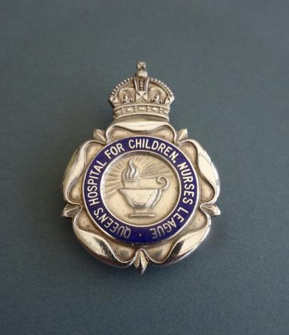 Queen's Hospital For Children Nurses League,Silver Nurses badge