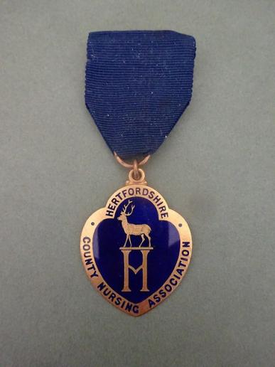 Hertfordshire County Nursing Association,nurses pendant badge
