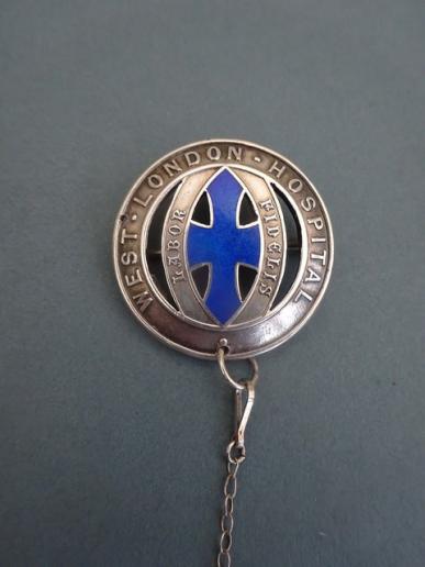 West London Hospital Silver Nurses badge