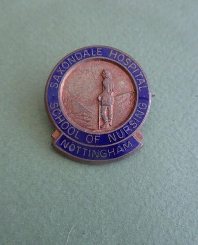 Saxondale Hospital School of Nursing,Nottingham,Mental Nurses Badge