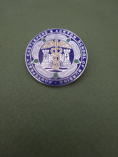 Pontefract,Castleford & Ackton School of Nursing,Silver Nurses badge