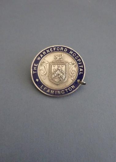 The Warneford Hospital Leamington,Silver Nurses Badge