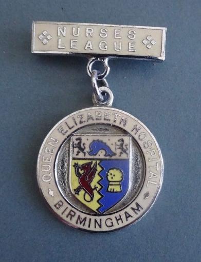 Queen Elizabeth Hospital Birmingham Nurses League Badge