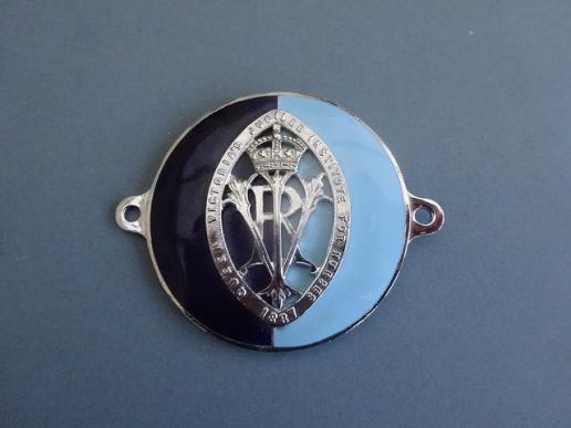 Queen Victoria's Jubilee Institute For Nurses,Enamelled Car Badge