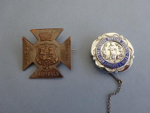 Norwich United Hospitals,GNC Pair of Badges