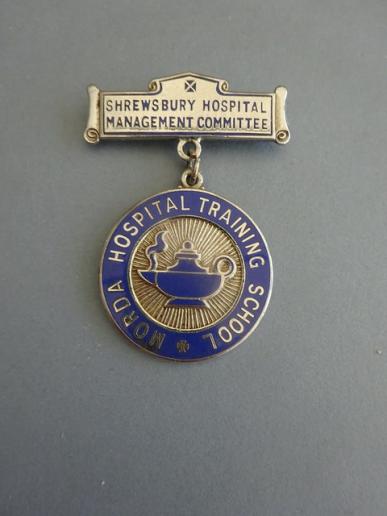 Shrewsbury Hospital Management Committee, Morda Hospital Training school,SEN Badge