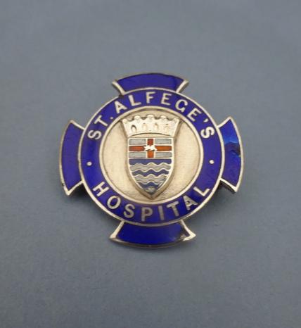 London County Council St Alfege's Hospital,Silver Nurses Badge