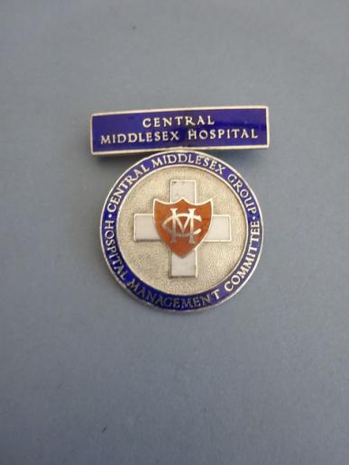 Central Middlesex Hospital,Silver Nurses Badge