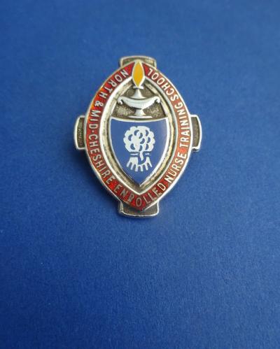 North& Mid Cheshire Enrolled Nurse Training School,Silver Nurses Badge